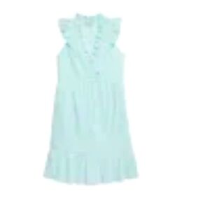 Vineyard Vines Women's Double Gauze Tiered Ruffle Dress